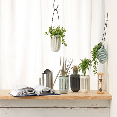 Hanging flower green plant pot flower stand hanging basket