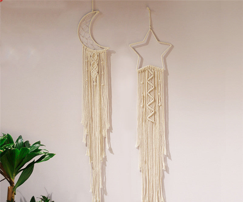 Bedroom Tapestry Photography Living Room Pure Cotton Three-dimensional Geometric Wall Hanging Plant Stand