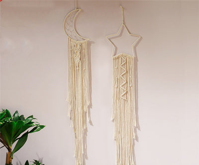 Bedroom Tapestry Photography Living Room Pure Cotton Three-dimensional Geometric Wall Hanging Plant Stand