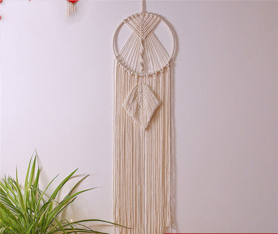 Bedroom Tapestry Photography Living Room Pure Cotton Three-dimensional Geometric Wall Hanging Plant Stand