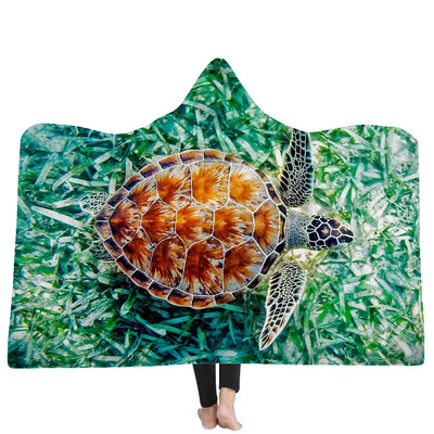 New Hooded Blanket Poncho Thicker Blanket Hooded Blanket Home
