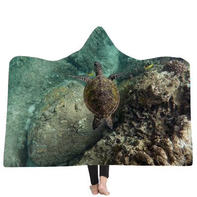 New Hooded Blanket Poncho Thicker Blanket Hooded Blanket Home