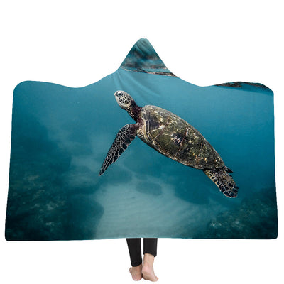 New Hooded Blanket Poncho Thicker Blanket Hooded Blanket Home