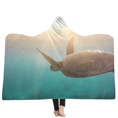 New Hooded Blanket Poncho Thicker Blanket Hooded Blanket Home