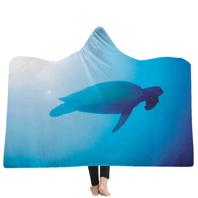 New Hooded Blanket Poncho Thicker Blanket Hooded Blanket Home