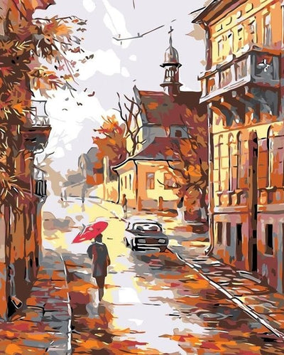 Adult Digital Oil Painting Frame, Picture Frame, Rural Landscape