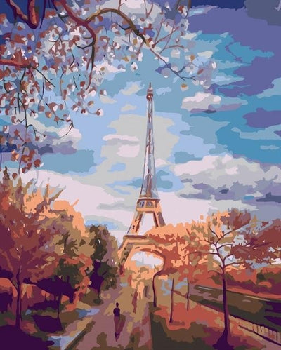 Adult Digital Oil Painting Frame, Picture Frame, Rural Landscape
