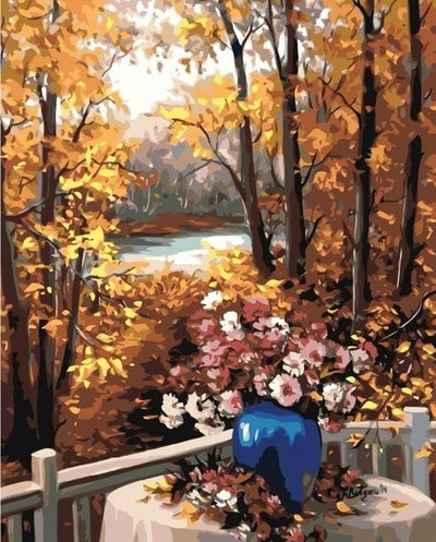 Adult Digital Oil Painting Frame, Picture Frame, Rural Landscape