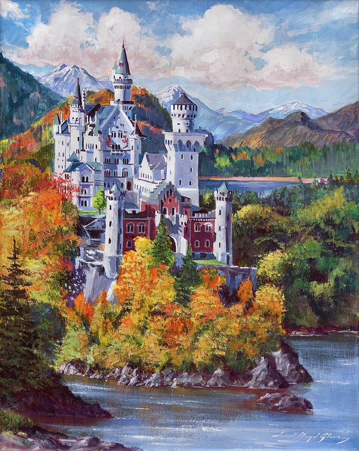 Adult Digital Oil Painting Frame, Picture Frame, Rural Landscape