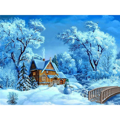 Digital Painting Candy House Painting Digital Children'S Picture Frame House Picture Decoration