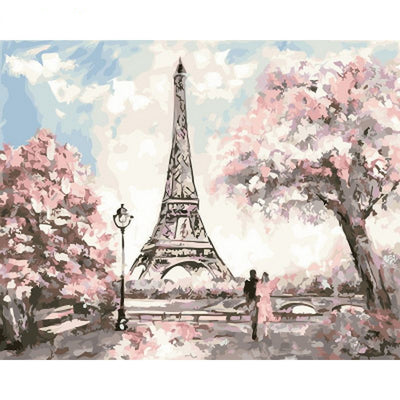 Digital Painting Candy House Painting Digital Children'S Picture Frame House Picture Decoration