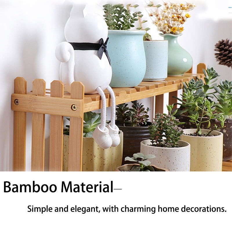 Flower Display Stand Plant Shelves Decorative Storage Shelf For Study