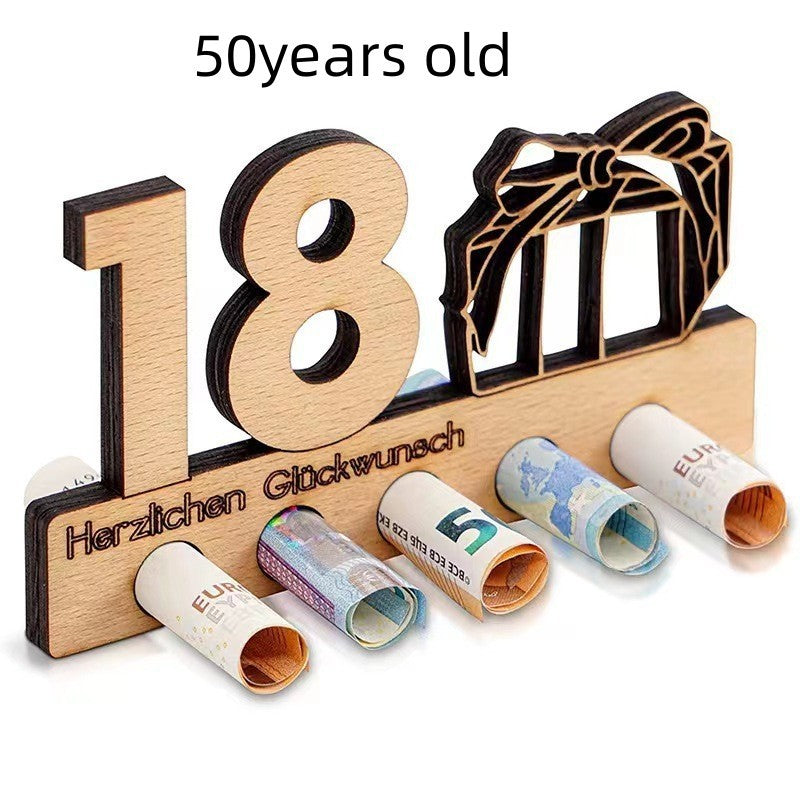 Birthday Money Gift Wood Crafts