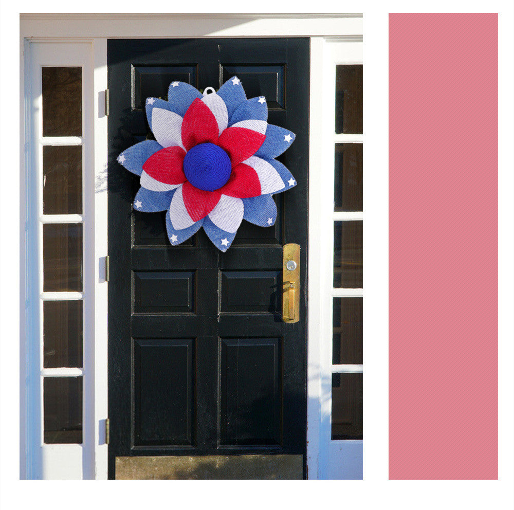 Independence Day Wreath Ornament Window Door Hanging