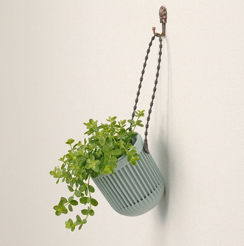 Hanging flower green plant pot flower stand hanging basket