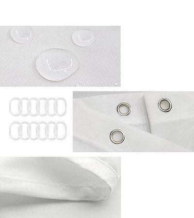 Independence Day Shower Curtain Bathroom Partition Punch-free