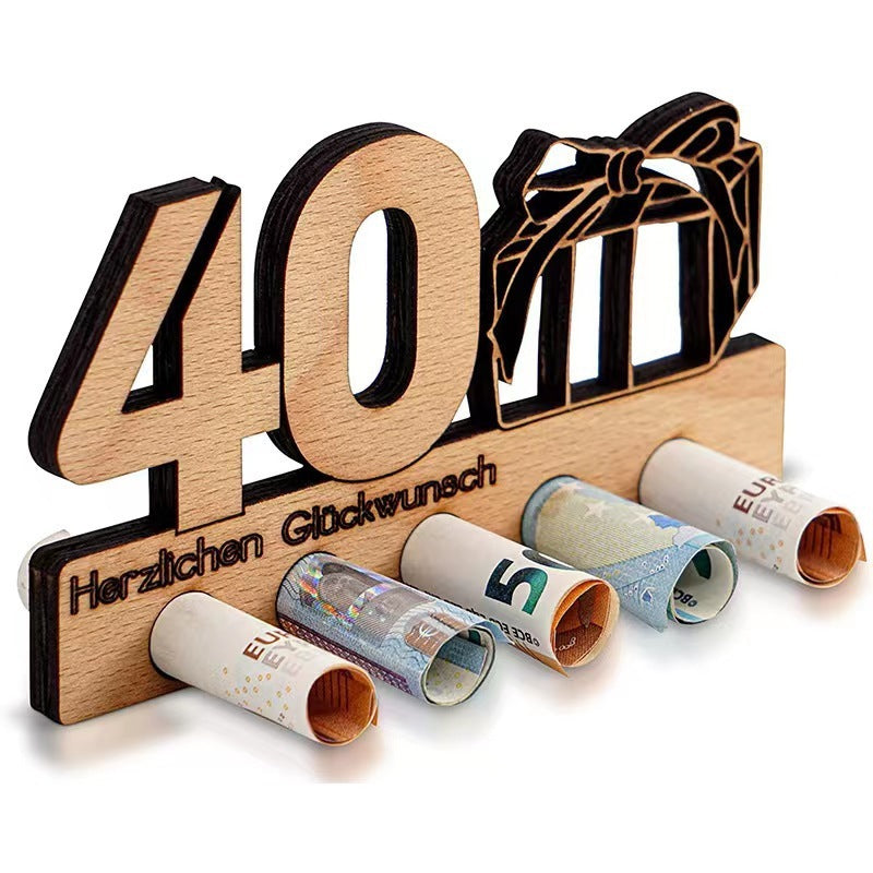 Birthday Money Gift Wood Crafts