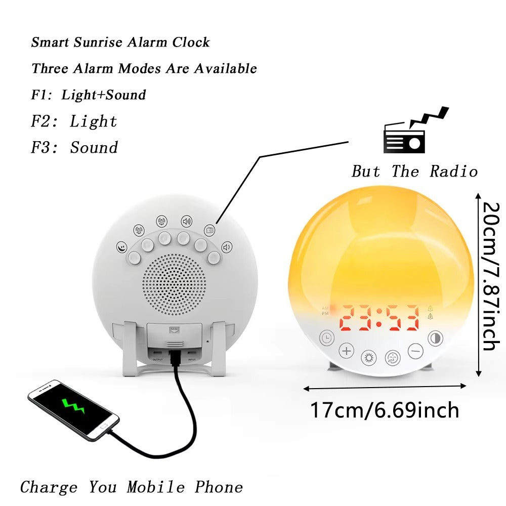 Popular Natural Light Siren Wake Up Light