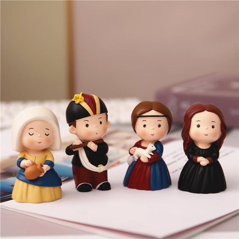 Creative Picture Frame Artist Small Ornaments
