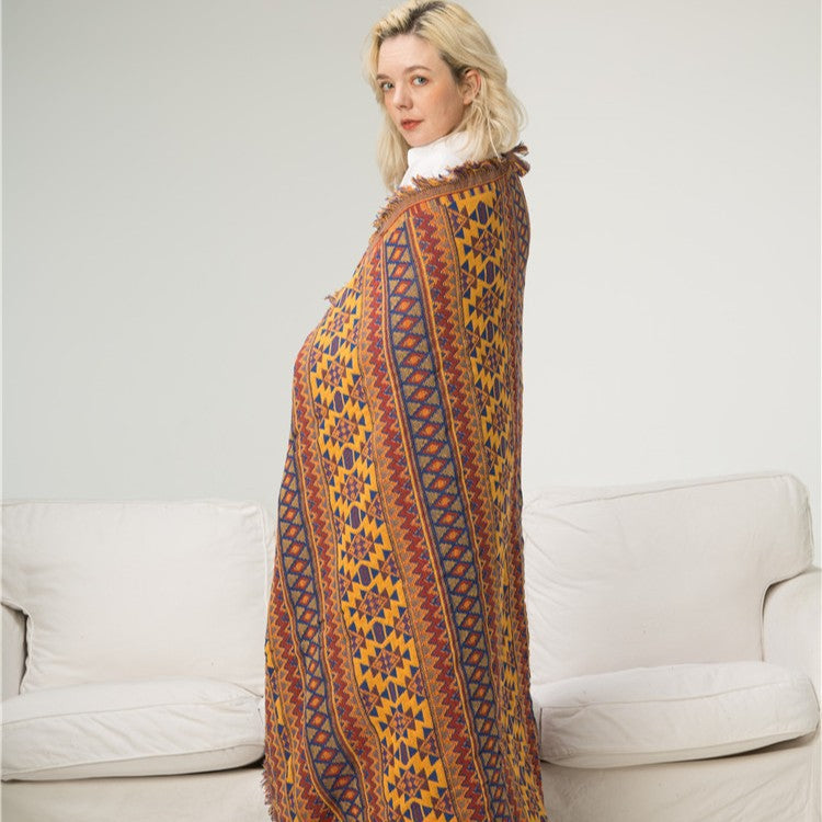 Bohemian Picnic Blanket Camping RV Blanket