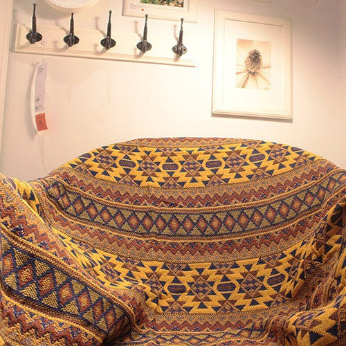 Bohemian Picnic Blanket Camping RV Blanket