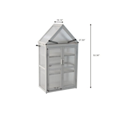 Mini Greenhouse Kit - Outdoor Plant Stand, Small Green House, Plant Stand Indoor, Green Houses For Outside, Indoor Garden & Patio Accessories Indoor Greenhouse, Tiered Plant Stand