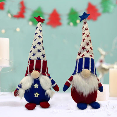 Independence Day Five-pointed Star Faceless Doll