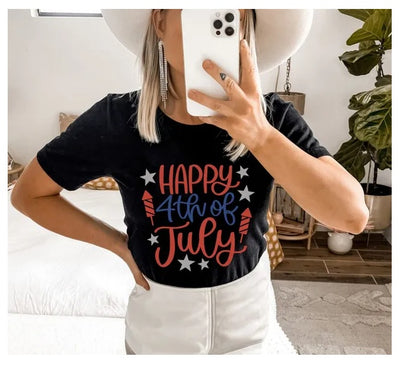 Happy 4th Of July T-shirt, Gift For Usa Mama, American Shirt, Independence Day Tee, Usa Shirt,Memorial Day Shirt, Gift For Her
