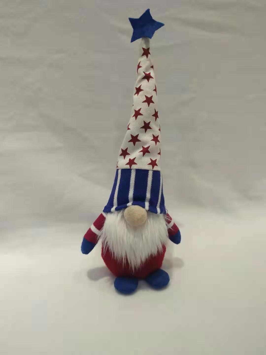 Independence Day Five-pointed Star Faceless Doll