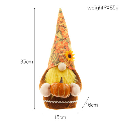 Thanksgiving Harvest Festival Pumpkin Doll