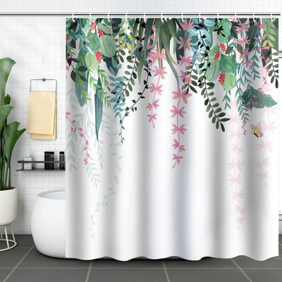 Independence Day Shower Curtain Bathroom Partition Punch-free